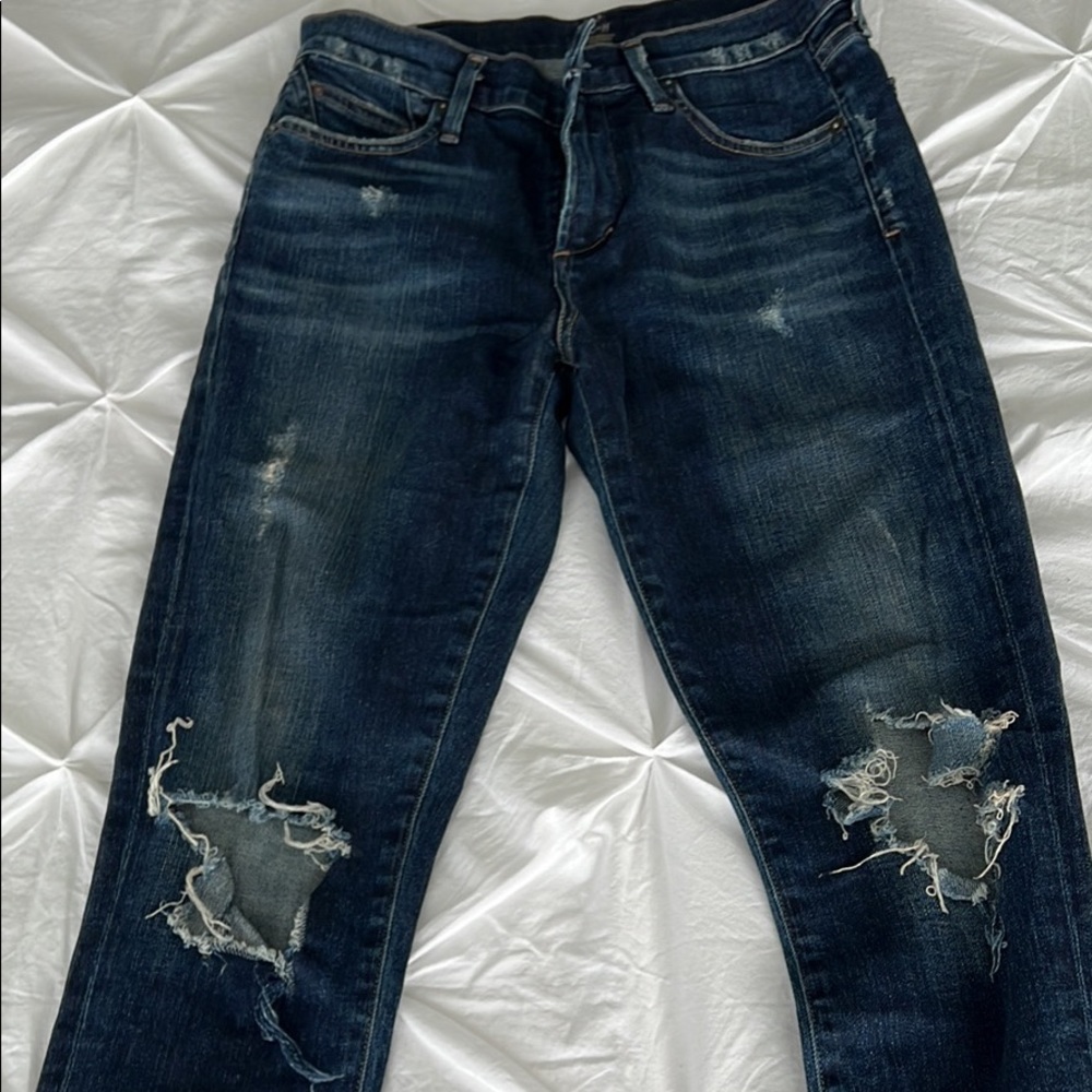 Dark blue Citizen humanities ripped jeans size 26
